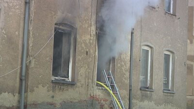 Zwickau: Feuer in der Brauereistraße - 