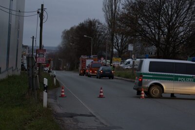 Zwickau: Gasleck - Feuerwehr im Einsatz - 