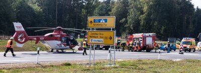 Zwickau: Luftretter seit einem Vierteljahrhundert aktiv - Bisher mehr als 30.000 Einsätze geflogen: Rettungshubschrauber "Christoph 46"