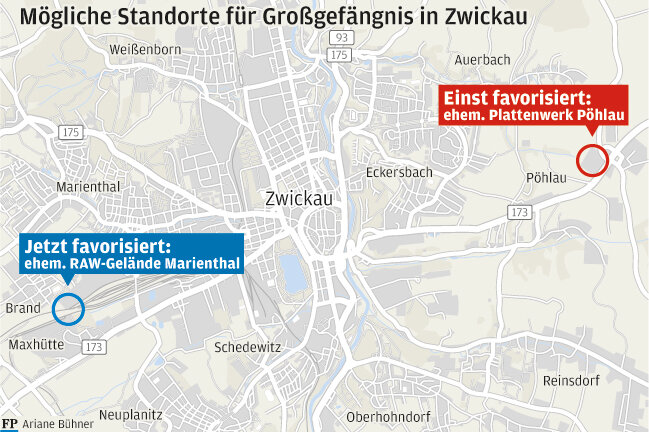 Zwickau-Marienthal wehrt sich gegen Gefängnis - 