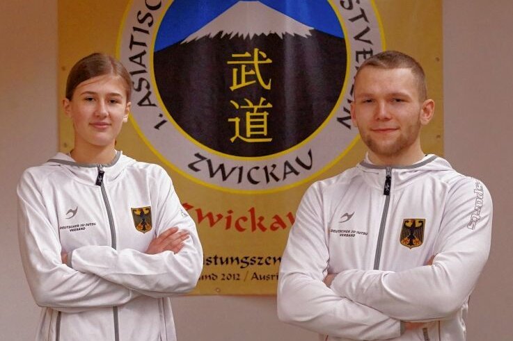 Zwickau stellt zwei Bundeskader - Leni Hollmann und Eric Fritzsche tragen seit wenigen Wochen stolz den Trainingsanzug mit dem Bundesadler auf der Brust. 