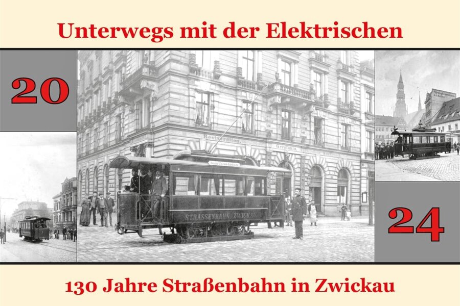Zwickau: Zwölf Monate zum Thema Straßenbahn - So sieht das Titelblatt des Kalenders aus.