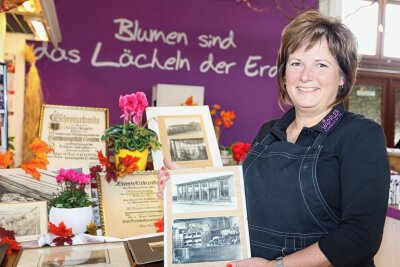 Zwickauer Blumengeschäft mit 120 Jahren Tradition - Karola Schürer hat vor 20 Jahren den Laden von ihrer Mutter übernommen und weiterentwickelt. 