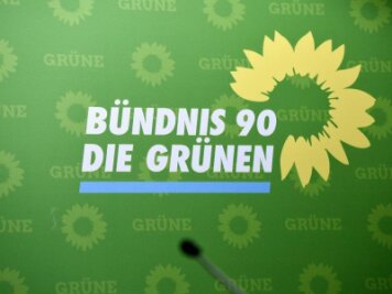Das Logo der Partei Bündnis 90/ Die Grünen.