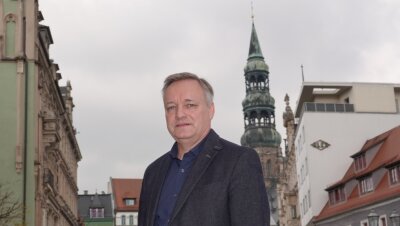 Zwickauer Landratswahl: Warum sind Sie in der AfD, Herr Gerold? - Andreas Gerold in der Zwickauer Innenstadt. Er will Landrat werden. 