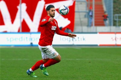 Zwickauer Mentalität trifft auf Freiburger Lauf - Dominic Baumann hat in 21 Punktspieleinsätzen 7 Tore für den FSV Zwickau erzielt. 
