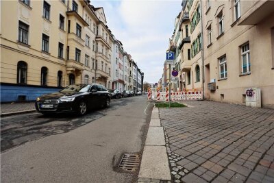Zwickauer Moritzstraße: Ein weiterer Abschnitt soll saniert werden - Die Moritzstraße soll ab April in vier Monaten grundhaft ausgebaut werden. 