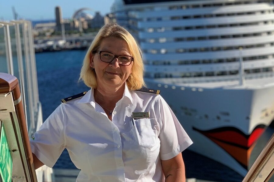 Kerstin Stötzel arbeitet als Krankenschwester auf Kreuzfahrtschiffen. Ende September steigt sie auf die Aida Luna.