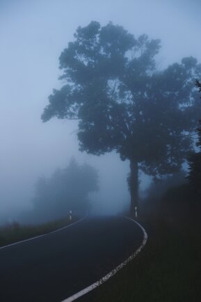 Waldkirchen im Nebel