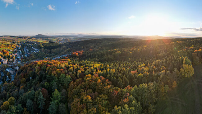 Der Buchholzer Wald in voller Farbenpracht. Wie ich finde, einer der sch&ouml;nsten Herbstw&auml;lder rund um Annaberg-Buchholz.